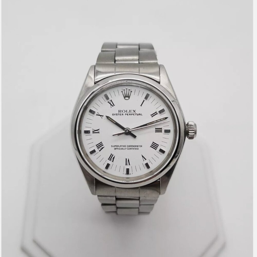 Rolex White Face Men's Perpetual Watch